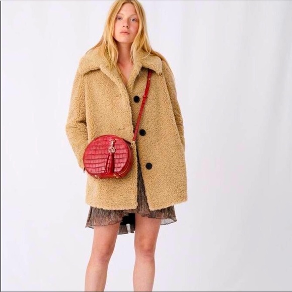 Maje Gatino Teddy Coat - Picture 1 of 12